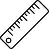 Size chart icon